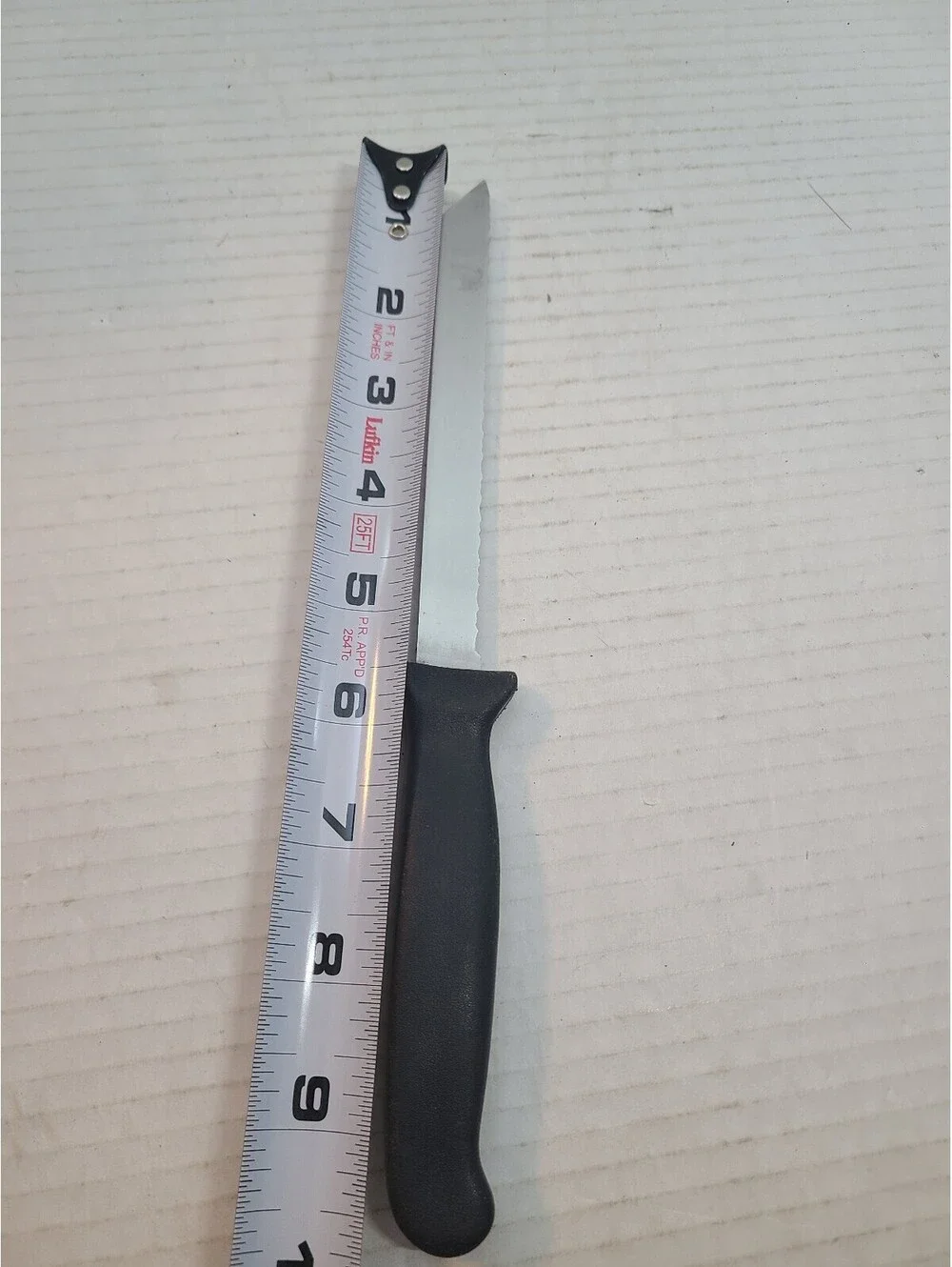 Vintage Tomato Utility Knife Stainless Steel Black Handle 9.5